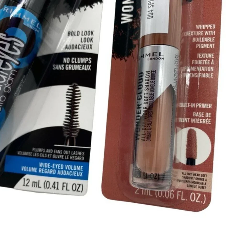Rimmel Retro Glam Waterproof Mascara and Whipped Eyeshadow